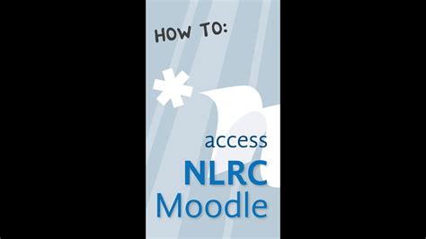 nlrc moodle login|Home .